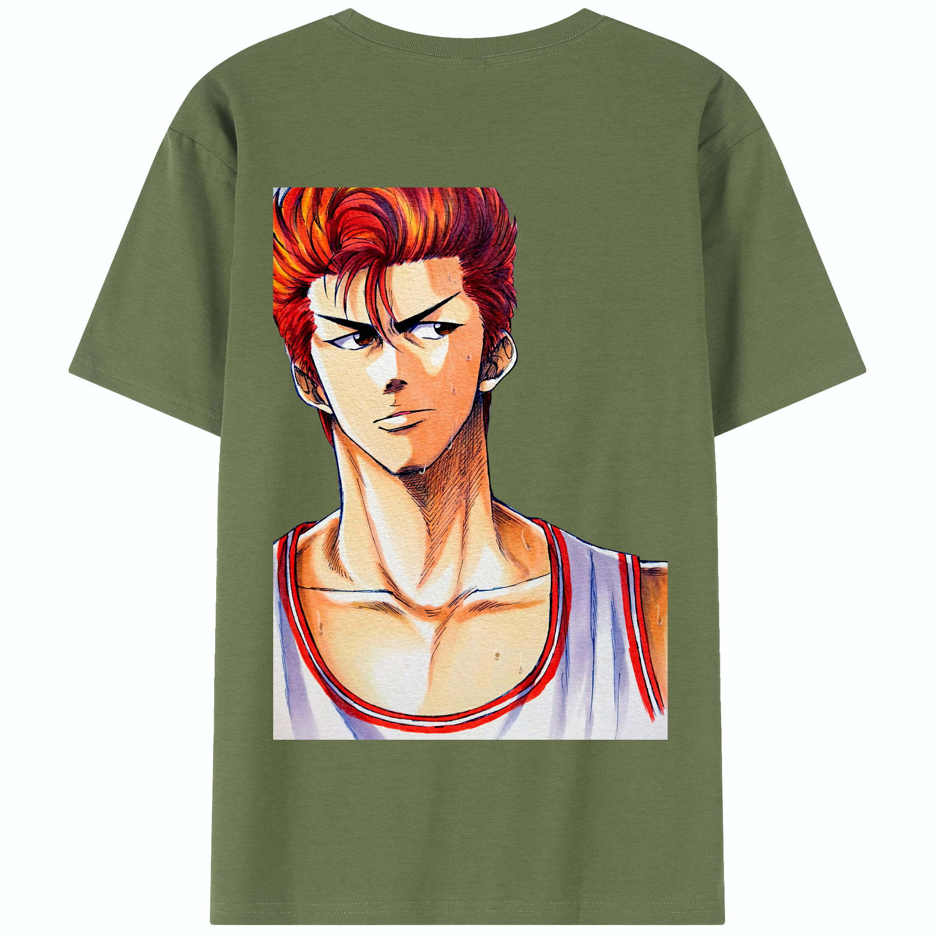 SLAM DUNK／スラムダンク 綿100％半袖Tシャツ（背面プリント）